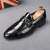 Misalwa Oxford Homens Casual Dress Sapatos PU Partido De Couro Noivo Do Noivo Do Casamento Cavalheiro Britânico