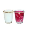 Vaso de chupito de sublimación de 1,5 oz, vaso de transferencia térmica para beber, vaso de vino con impresión térmica, venta al por mayor A02