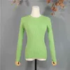 Autumn Winter Pull Sweater Femmes O-Cold Pulls Casual Pull en tricoté Femme Slim Slim Suter Mujer 10947 210512