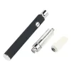 Glas Keramische Coil Vaporizer Dikke Olie Disposable Vape Pen Kit Lege Cartridges 350 MAH PREHATER VV Batterij