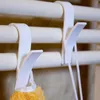 Crochets Rails de haute qualité cintre écharpe chauffage serviette radiateur Rail bain crochet support salle de bains cuisine sans clou blanc