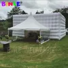 10mx10m white inflatable cube tent with bubbles cubic event marquee party wedding promotional square house for exhibition