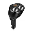 12V/24V Universal Car USB Car cigarette lighter adapter socket converter 5V 3.6A car voltage diagnose with independent switch