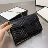 Diseñadores de lujo Bolsas Bolsa de hombro Marmont Sobre Bolso de cuero genuino Messenger Mujeres Totes Bolsos Flap Cross Body Clutch Monedero Monedero