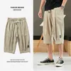 Plus Size Summer Harem Pants Men Short Joggers Chinese Style Calf-Length Casual Baggy Male s Trousers 8XL 210715