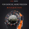Smael Digital Wristwatches Waterproof Big Dial Led Display Stopwatch Sport Outdoor Black Clock Shock Led Watch Silicone Men 8002 Q0524