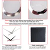 Väggklockor Top Sale Quartz Europe Style Hearts Decor Klockor för vardagsrum DIY Spegel Akryl Material Klistermärke