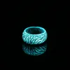 Party Favors New Creative Fashion Ring Crack Luminous Discolored Fashionaire GIft Ring 18mm Unisex Festivals GIft RRF12466