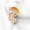 Pins Brooches LUBOV Fashion Lovely Mushroom Snails Brooch Vintage Animals Women Banquet Party Lady's Hat Bag's Accessories Seau22