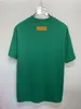 Новейшая дизайнерская роскошная мужская футболка, черная, белая, зеленая, дизайнерские рубашки с буквами, мужские и женские футболки с коротким рукавом, большие размеры S, M, L, XL