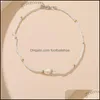 Chokers Necklaces & Pendants Jewelry Bohemian Natural Shell Choker Necklace Fashion Summer Beach Charm Seashell Beads For Women Girls Drop D