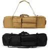 Militare Tattico Doppio Rifle Bag Zaino Gun Bag per M249 SAW M16 AR15 Airsoft Carbine Gun Carry Case Con Tracolla Q0721