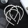 Hårklämmor Barrettes Xiaoboacc Retro Pearl Kvinnor Huvudband Korean Fashion Temperament Pressure Hairpin Hairband Wedding Accessories Drop