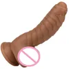 NXY DILDOS Zabawki analne Kirin Dwuwarstwowa Twardość Ciecz Silica Gel Skala Symulacja Penis Mała wtyczka 0225