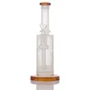 Frosted Rasta Hookahs Glass Water Bong 8,5 polegadas Aughty Dab Mini equipamento com tubos grandes