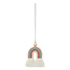 Décorations intérieures Décor à la maison Style nordique Pendentif Portable Accessoires tissés Rétroviseur Cadeau Rainbow Voiture Suspendue Ornement243K