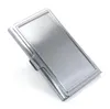 500pcs Blank DIY Rostfritt stål Metal Business Credit ID Card Files Pocket Case Box Keeper Holder SN4186