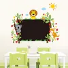 Studie met mooie dieren Chalkboard Stickers Klasse kamer Decor Kids Gift 042L. Home Decals Nursery Cartoon Muurschildering Kunst Poster 5.0 210420