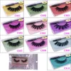 2021 Natural 3D Mink Eyelashes 1-1.5cm Makeup Lashes för Daglig Slitage Falsk Eyelash Reusable Fluffy Fake Lash Partihandel