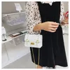 Children designer handbag autumn winter kids letter retro messenger bag embroidery line girl chain one shoulder crossbody bags F733