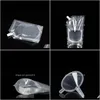 Other Drinkware 250Ml 400Ml 500Ml Reusable Drinking For Juice With Funnel Transparent Beverage Bag Liquor Pouch Wb21805009961