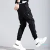 Luxury-Hip Hop Men Pantalones Hombre High Street Kpop Casual Cargo Pants with Many Pockets Joggers Modis Streetwear Trousers Harajuku