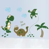 Mignon Dinosaure Sticker Mural pour Enfants Chambre Décor À La Maison Pépinière Sticker Enfants Affiche Bébé Maison Murale DIY AY7008 210420