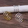 Metalen servet ringen lente ontwerp servethouders bruiloft tafel decor servet gesp