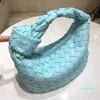 Women luxury designers evening bags handbag purse soft Lambskin Calfskin woven Mini jodie boho shoulder bag fashion leather Knotted strap