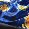 Écharpe de designer 2024 Hiver Peinture à l'huile de Van Gogh Marque de luxe Foulard carré en soie sergé Femmes Foulard Châle Foulards pour dames