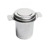 Newslainless Stee Tea Infusor de té Malla Cesta Colador Hoja suelta SS304 Filtro de tetera Filtro Especial Fleal Malla grande con tapa RRE10238