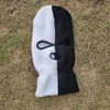 Capa de rosto cheio Chapéu de máscara de esqui 3 buracos Balaclava exército tático cs windproof malha manchas de manchas inverno inverno quente unisex caps chapéus