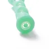 3,4 pollici Mini pipa in silicone Bong in vetro Tubi per sigarette Cucchiaio a mano E-Pipe Accessori per fumo per erbe secche