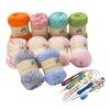 ThinkThings Milk Cotton Yarn 24Balls/10Balls/8Balls/6Balls Knitting Tool Weaving Threads Multicolore Hand Crochet