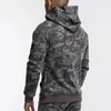 Moletons masculinos com capuz camuflado com capuz moletom casual de algodão para academias de ginástica pulôver outono inverno masculino com capuz jaqueta T