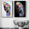 Astratto Animale Tela Pittura Camaleonte Wall Art Home Decor Poster e Stampe Modern Living room Artwork Picture