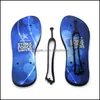 Autres fournitures de toilette Gardensublimation Blanks Pantoufles en caoutchouc à fond plat Ameublement Flops Hommes Femmes Intérieur Chaussures de bain Mode Gi