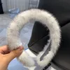 Cute Real Mink Fur Headband Womens Ladies Fashional Hair Band Hair hoop Decor Hair