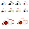 350ml Simple Mug Office Solid Color Cups Family Drinking Set Advertising Gift Cup 10 Style T500718