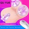 NXY Pump Toys NEUE weibliche Masturbation Sexspielzeug Brust neckende Massage Vagina Vibrationsmassagegerät Doppel Mimi vibrierendes langes Training 1125