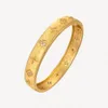 Charme clássico pulseiras 18k banhado a ouro bangles diamante pulseira de moda pulseira de casamento bracelete dia bracelete acessórios com malotes de jóias por atacado