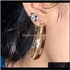 Hie Golden Cround Crystal Surg Sergrings для женщин Bijoux Geometric Attryons Серьера заявление о ювелирных украшениях подарки QPKM3002628