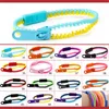 Nouveau bracelet zippé bracelet double fermeture éclair bracelet fluorescent néon bracelet créatif pour les femmes meilleure qualité