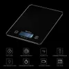Cyfrowa skala kuchni Dokładne dotykowe podświetlenie LCD żywność elektroniczna waga wagi do pieczenia gotowania TARE 210615