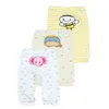 3pcs/lot cotton baby clothes harem toddler Pants baby girl trousers Mid Waist 3-24 months born Unisex Baby Leggings 211028