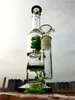 Tube Bong Spiral Perc Glass Bong Recycler Dab Rig Rökning Hokah Filter Skärm 14mm Joint Bowl Glass Water Bongs
