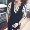 High-quality Formal Business Suit Vests Men Fashion Casual Sleeveless Wedding Dress Vests Black Gray Classic Plus Size Waistcoat 210527