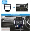 UV preto duplo DIN Kit de instalação para 2014 Suzuki Alto 800 Carro Fascia Fascia Audio Player Painel Frame Auto Estéreo