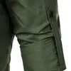 Camisa de Carga Tática de Homens Camisa Dupla Bolso Militar Estilo Botão para baixo Camisas Tops Homens Algodão Travel Chemise Homme Exército Verde 210522