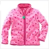 Moda İlkbahar Sonbahar Kız Erkek Polar Ceket 2-7 Yıl Çocuk Giyim Mont Bebek Spor Suit Çocuk Dot 211204